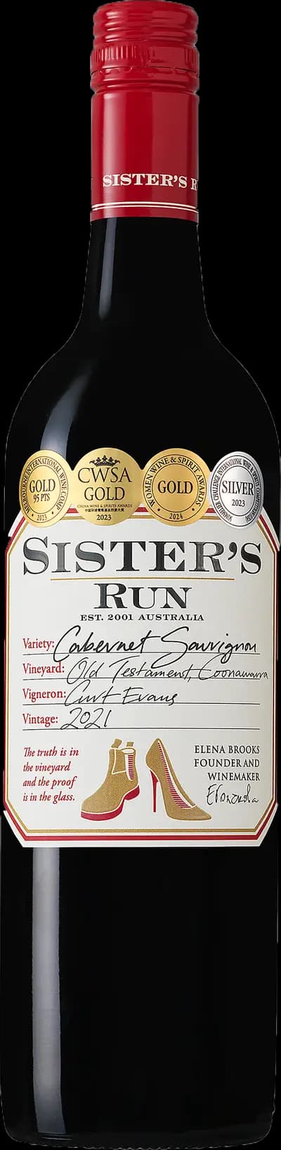 Produktbild för Sister's Run Old Testament Coonawarra