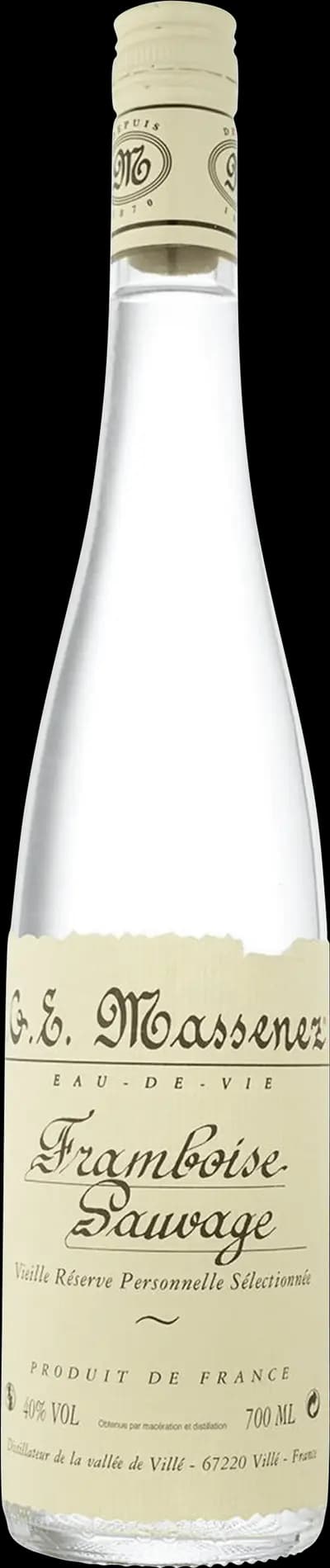 Produktbild för Massenez Eau-De-Vie De Framboise Sauvage VRP