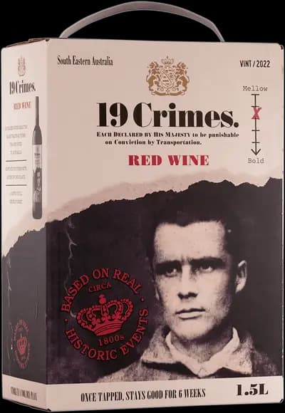 Produktbild för 19 Crimes Red Wine