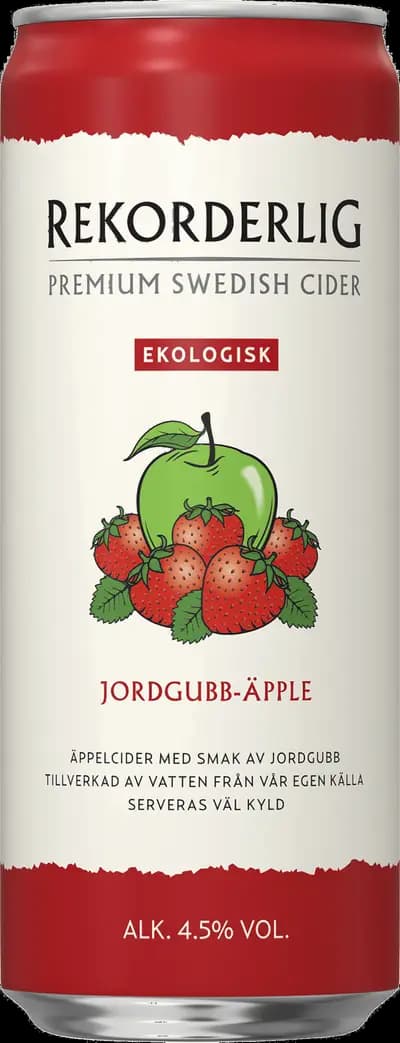 Produktbild för Rekorderlig Jordgubb-Äpple