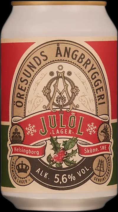 Öresunds Ångbryggeri, Julöl, Burk, 330 ml