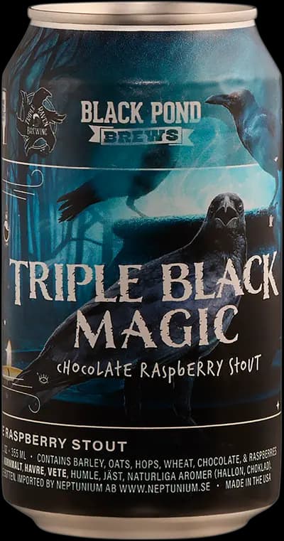 Black Pond Brews, Triple Black Magic, Burk, 355 ml