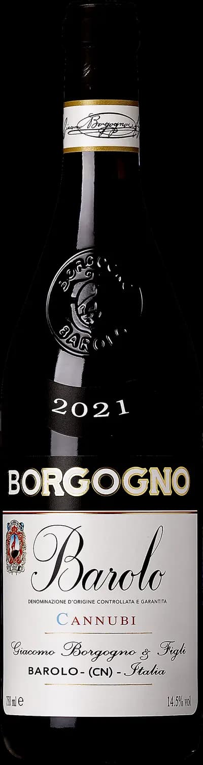 Barolo Cannubi, Giacomo Borgogno & Figli, 2021, Flaska, 750 ml