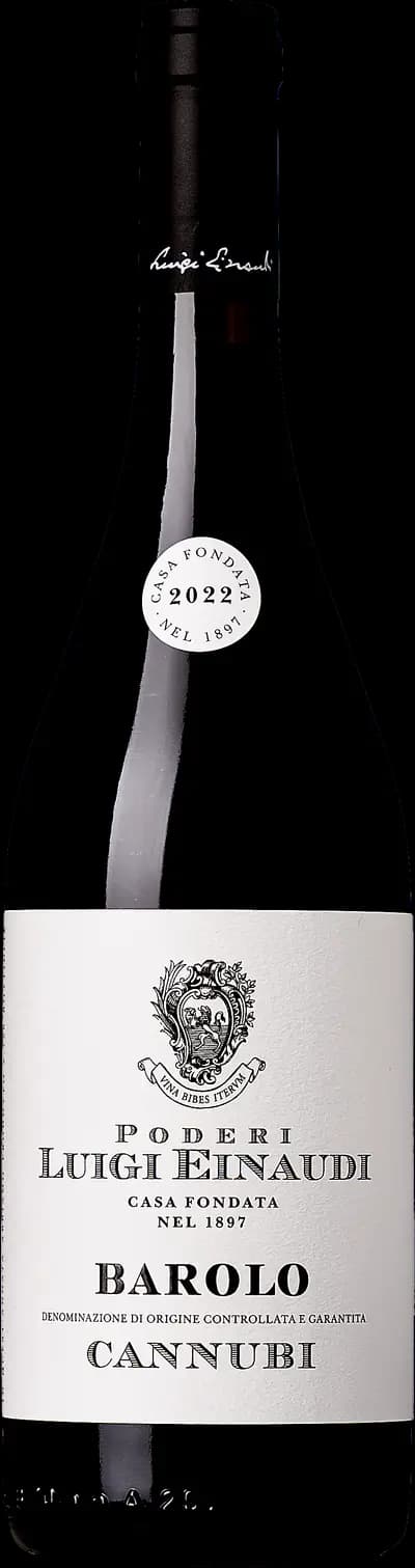 Barolo Cannubi, Poderi Luigi Einaudi, 2022, Flaska, 750 ml
