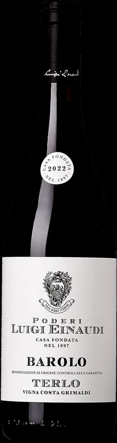 Barolo Terlo Vigna Costa Grimaldi, Poderi Luigi Einaudi, 2022, Flaska, 750 ml