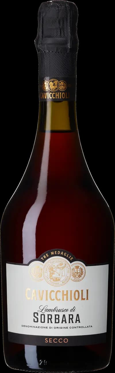 Produktbild för Cavicchioli Tre Medaglie Sorbara Secco Lambrusco
