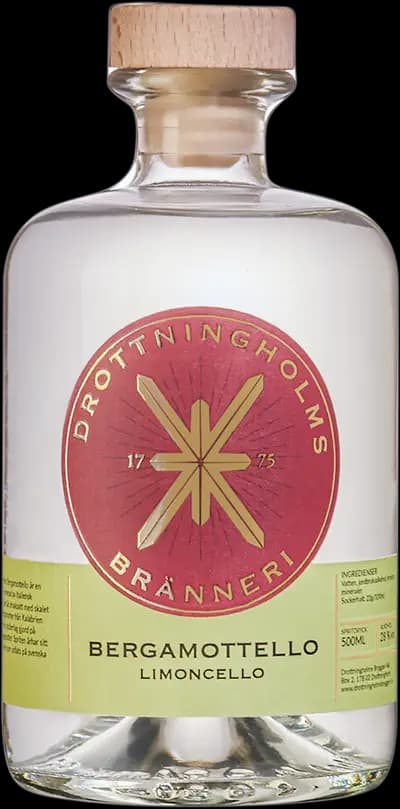 Drottningholms Bränneri, Bergamottello, Flaska, 500 ml