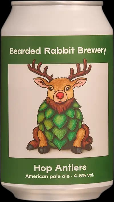 Bearded Rabbit Brewery, Hop Antlers, Burk, 330 ml