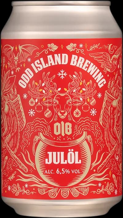 Odd Island Brewing, Julöl, Burk, 330 ml