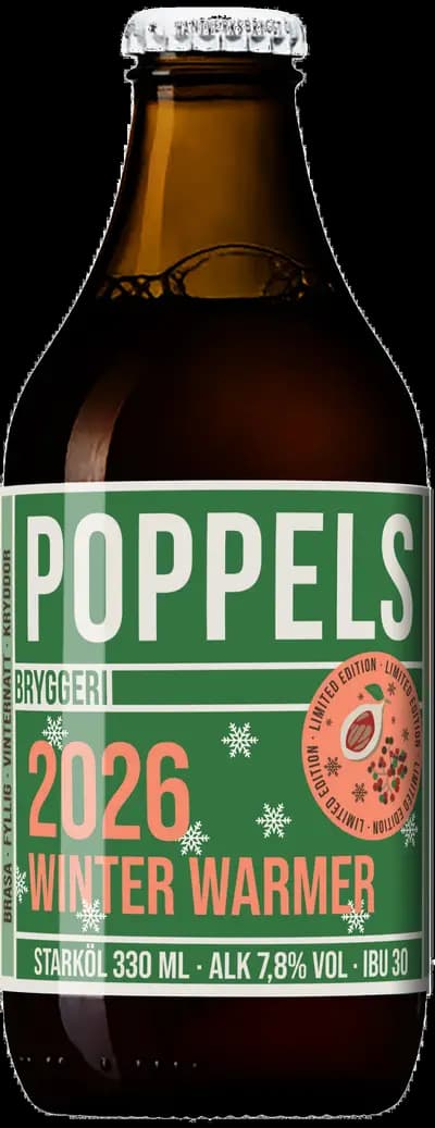 Poppels Bryggeri, Winter Warmer, Flaska, 330 ml