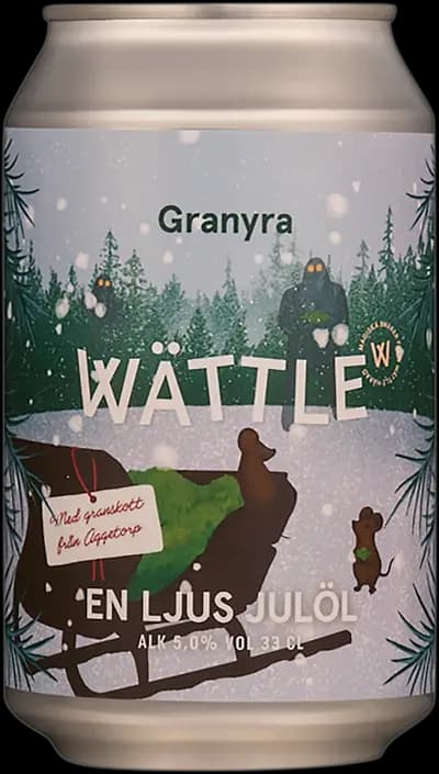 Wättle Brygghus, Granyra, Burk, 330 ml