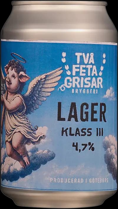 Två Feta Grisar, Lager, Burk, 330 ml