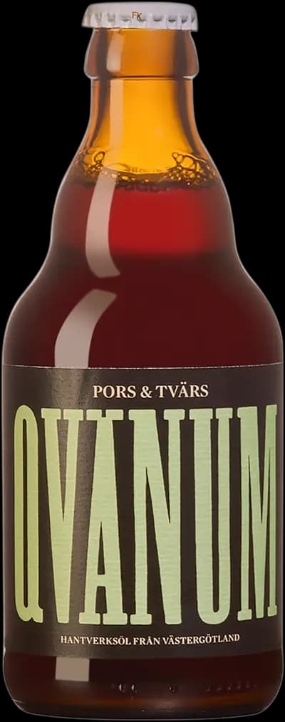 Qvänum, Pors & Tvärs, Flaska, 330 ml