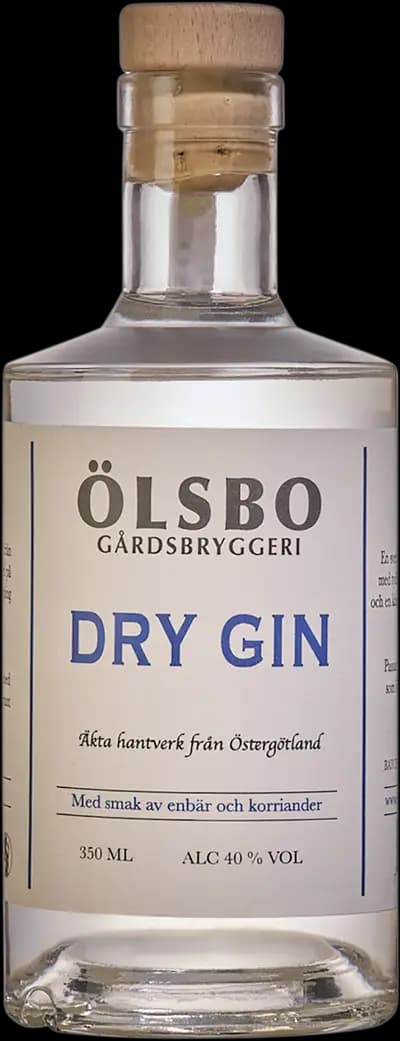 Ölsbo Gårdsbryggeri, Dry Gin, Flaska, 350 ml