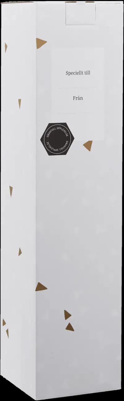 Produktbild för Presentkartong Vit Konfetti