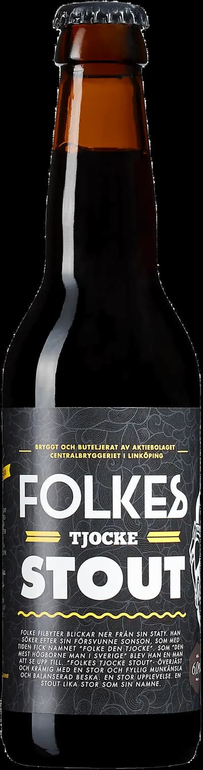 Produktbild för Folkes Tjocke Stout