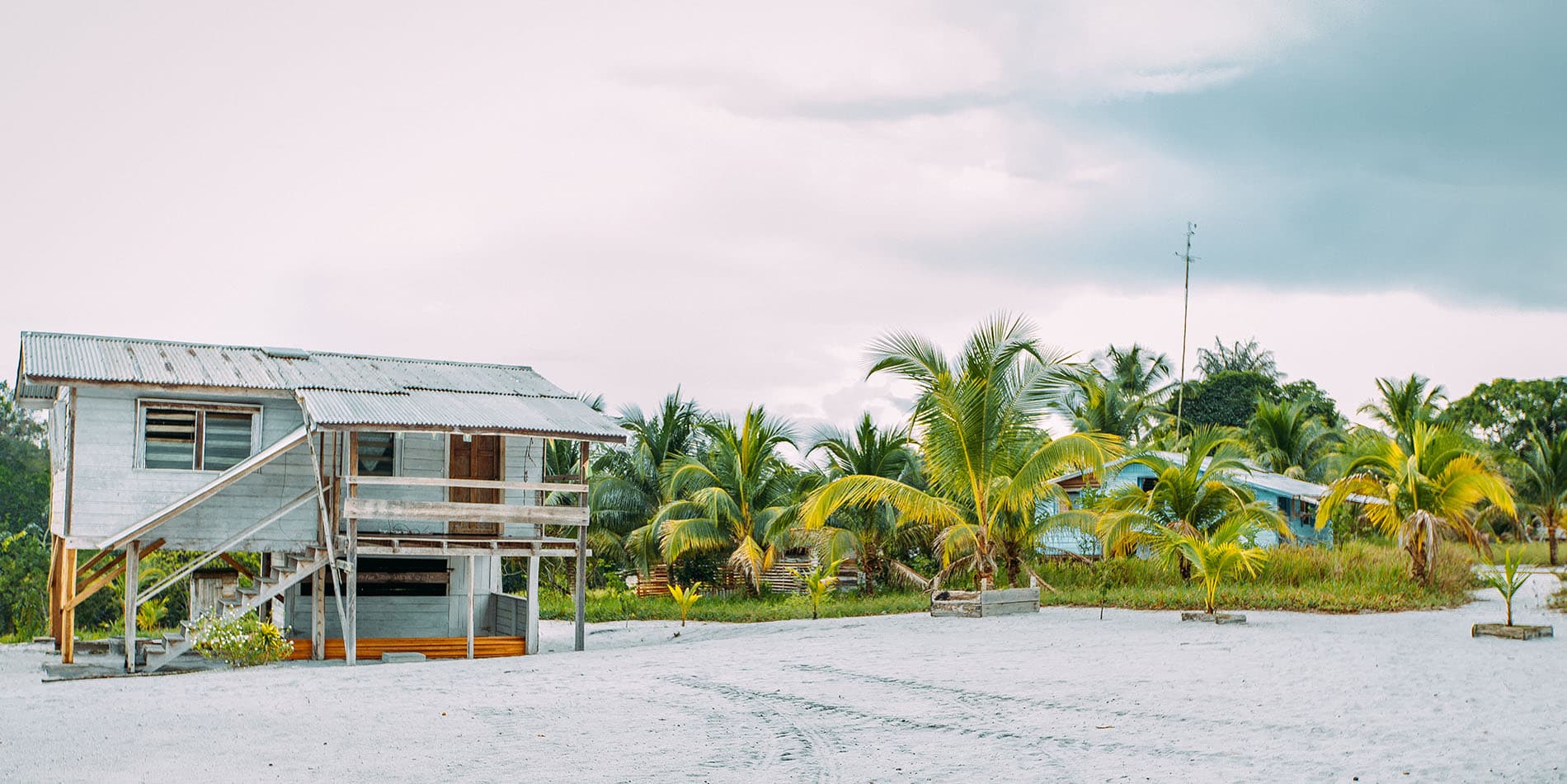 Strandhus i Guyana