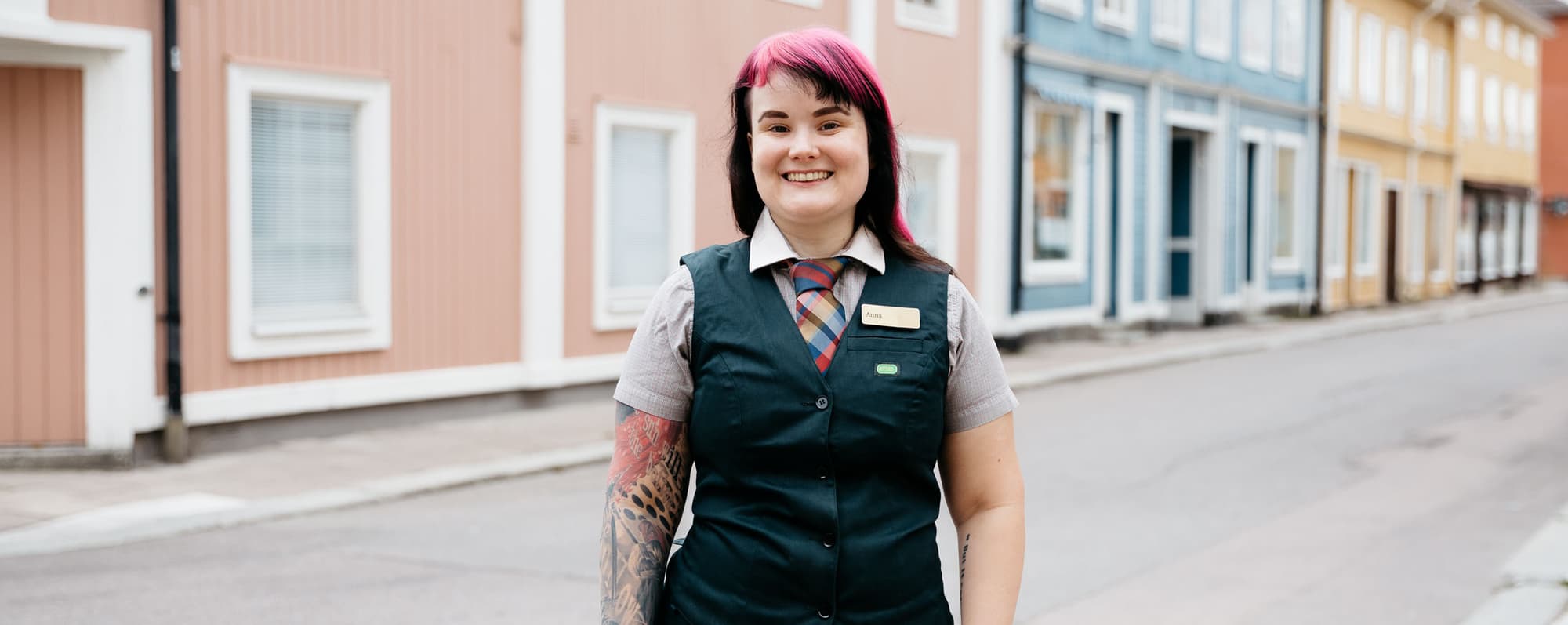 Butiksmedarbetare Anna Gröning