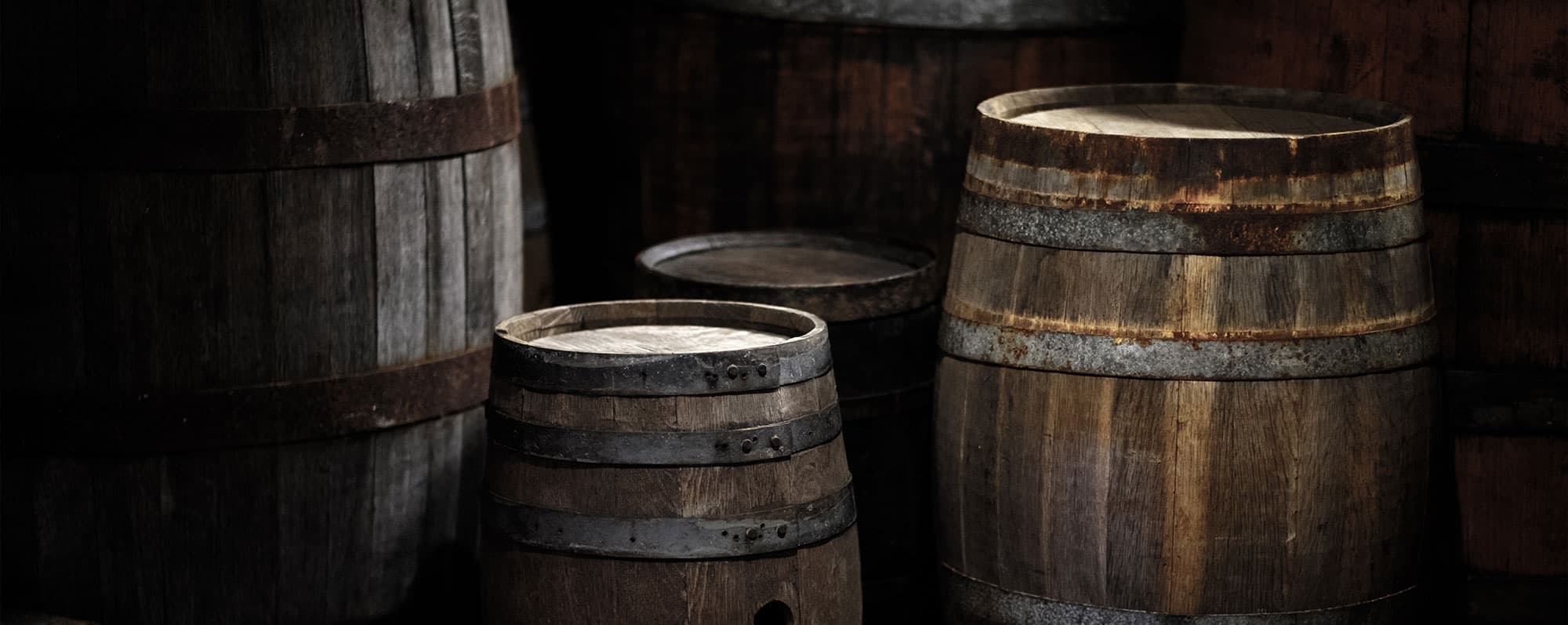 Träfat för lagring av armagnac.
