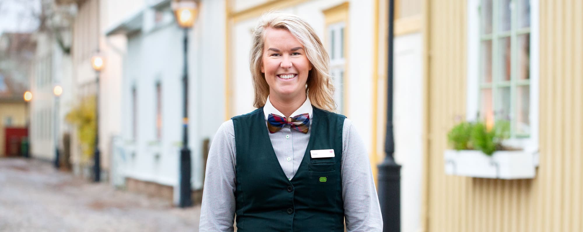 Butiksmedarbetare Lisa Carlsson