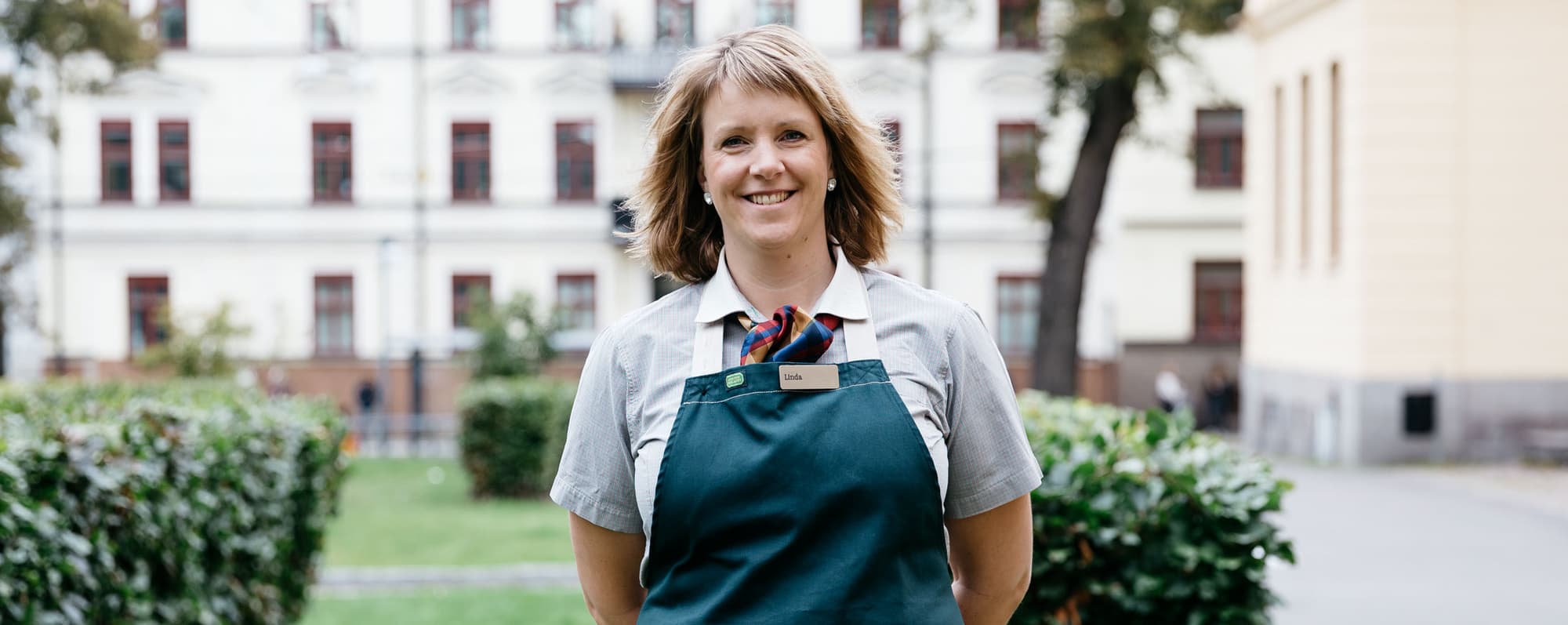 Butiksmedarbetare Linda Sahlin