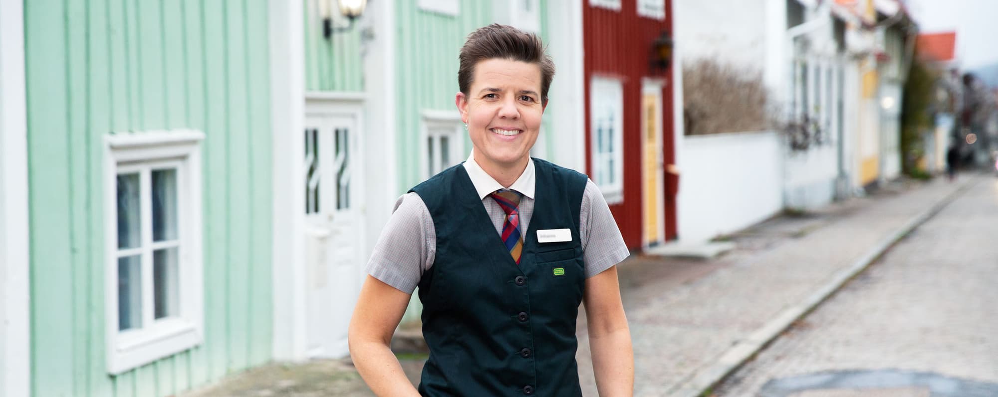 Butiksmedarbetare Johanna Carlsson