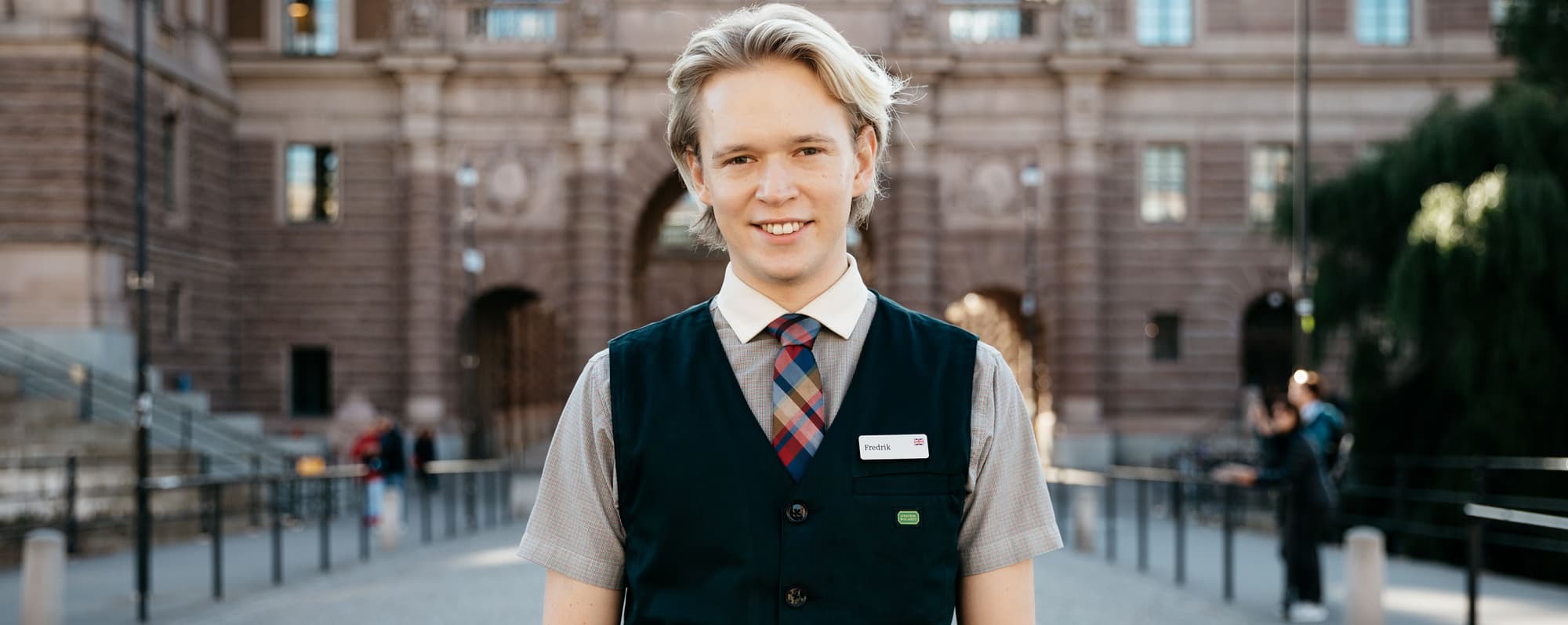 Butiksmedarbetare Fredrik Karlsson