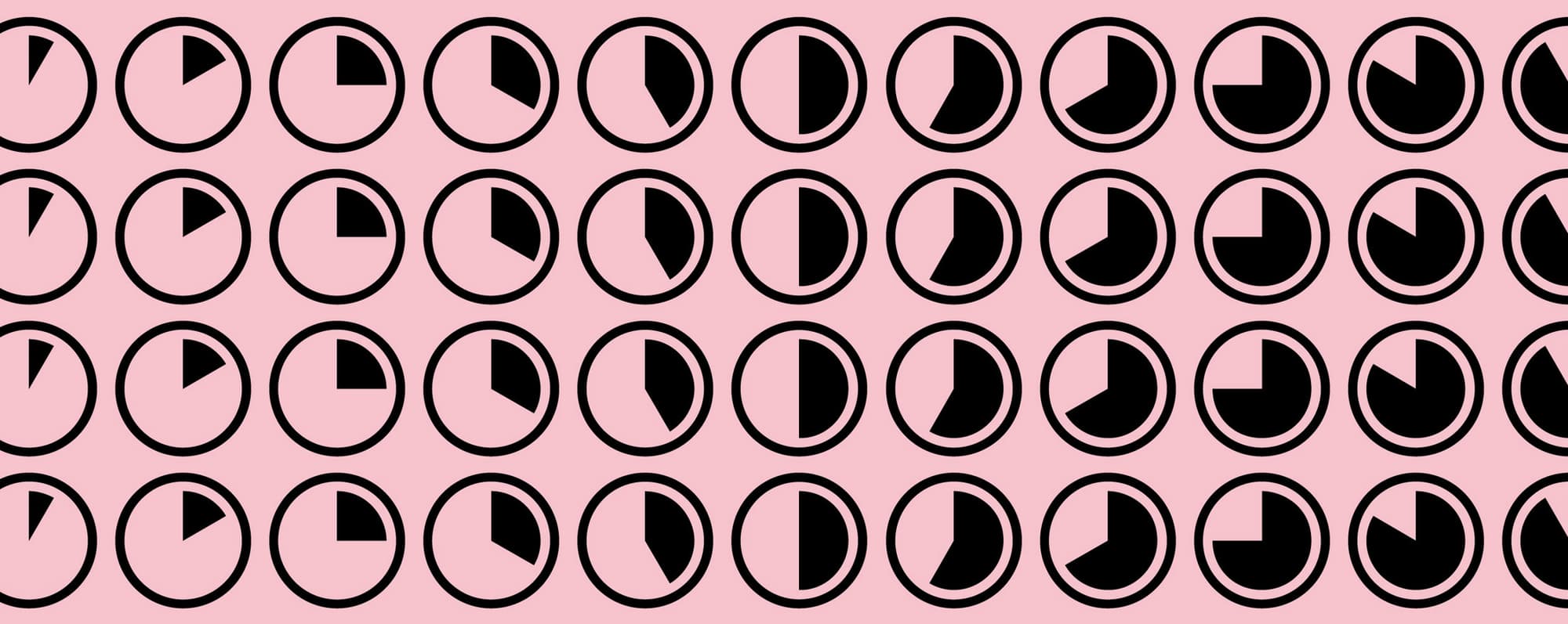 Mönster av systembolagets smakklockor på rosa bakgrund.