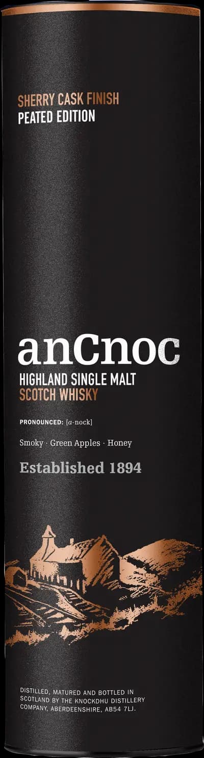 Produktbild för anCnoc Sherry Cask Finish Peated Edition