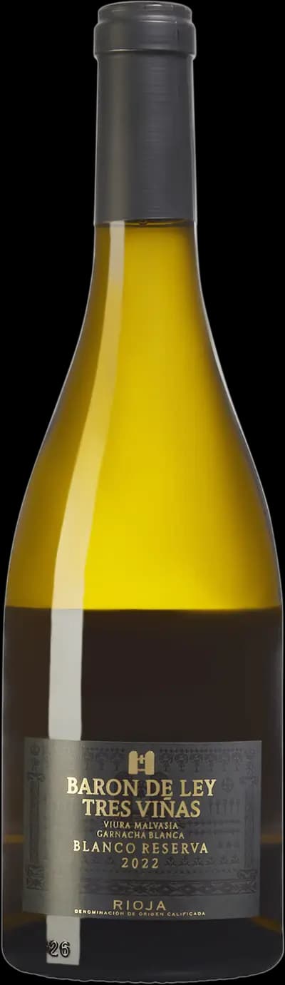 Baron de Ley, Tres Viñas Blanco Reserva, 2022, Flaska, 750 ml
