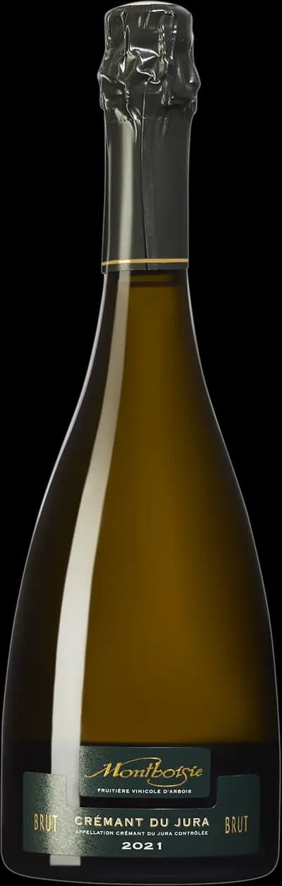 Crémant du Jura, Blanc Brut Montboisie, 2022, Flaska, 750 ml