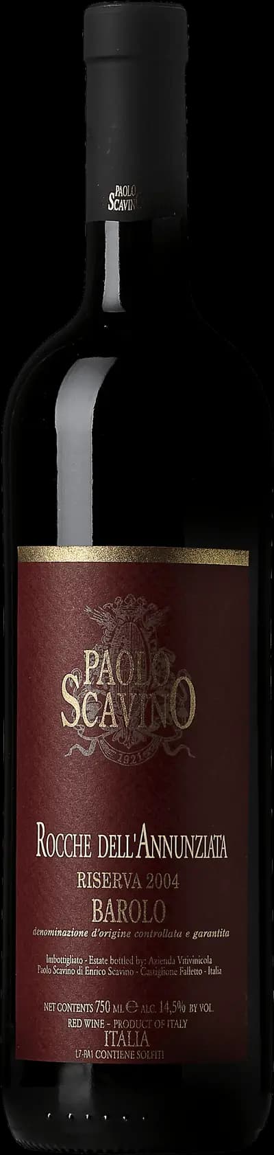 Produktbild för Barolo Riserva Rocche dell'Annunziata