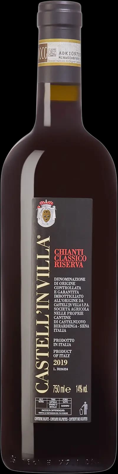 Castell'in Villa, Chianti Classico Riserva, 2019, Flaska, 750 ml