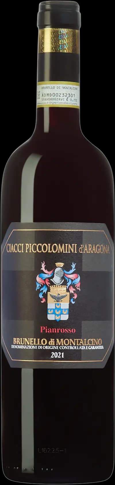 Brunello di Montalcino Pianrosso, Ciacci Piccolomini, 2021, Flaska, 750 ml