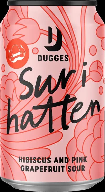 Dugges, Sur i Hatten, Burk, 330 ml