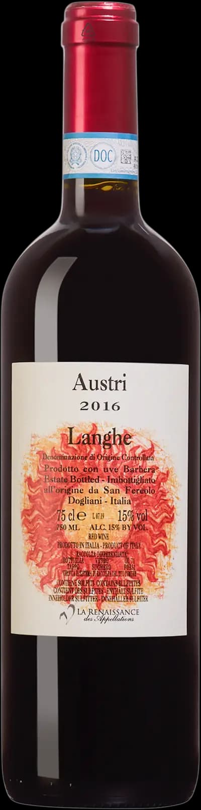 Austri, San Fereolo, 2016, Flaska, 750 ml