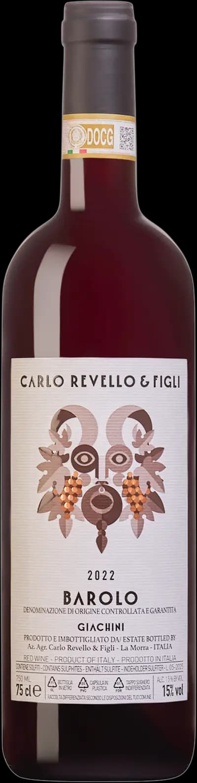 Carlo Revello & Figli, Barolo Giachini, 2022, Flaska, 750 ml
