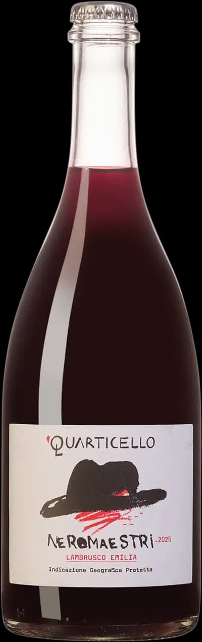Quarticello, Neromaestri Lambrusco, 2025, Flaska, 750 ml