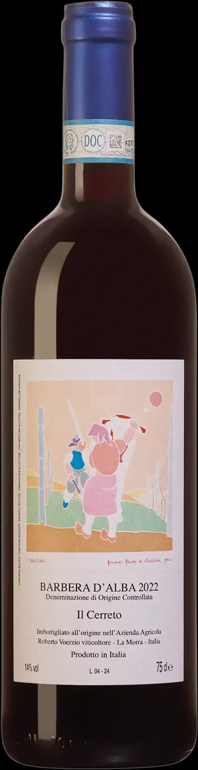 Barbera d'alba, il Cerreto, 2022, Flaska, 750 ml