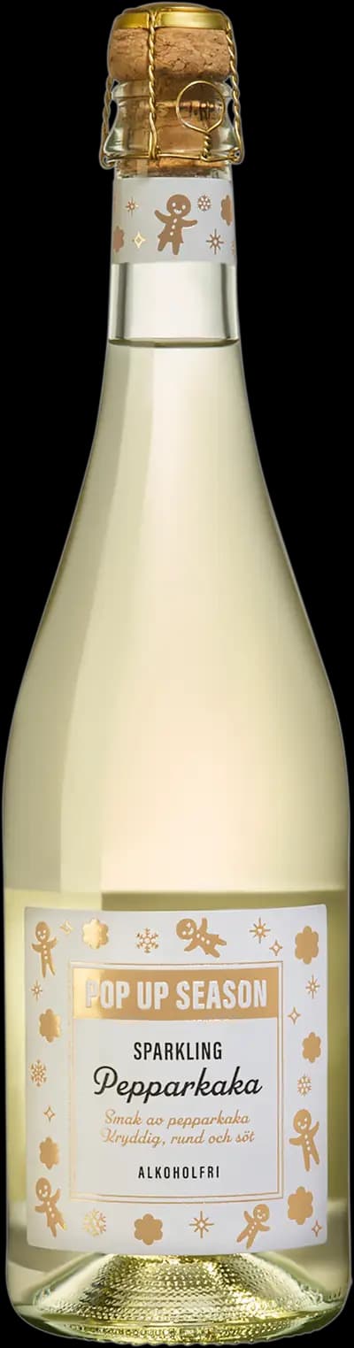 Pop Up Season Sparkling Pepparkaka, Alkoholfri, Flaska, 750 ml