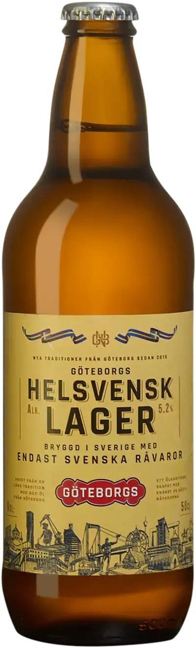 Göteborgs Nya, Helsvensk Lager, Flaska, 500 ml