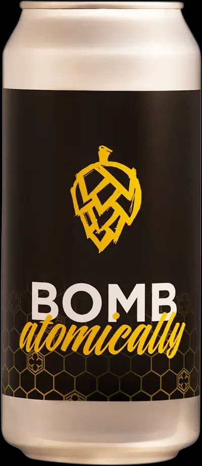 Omnipollo x Monkish, Bomb Atomically Double IPA, Burk, 440 ml