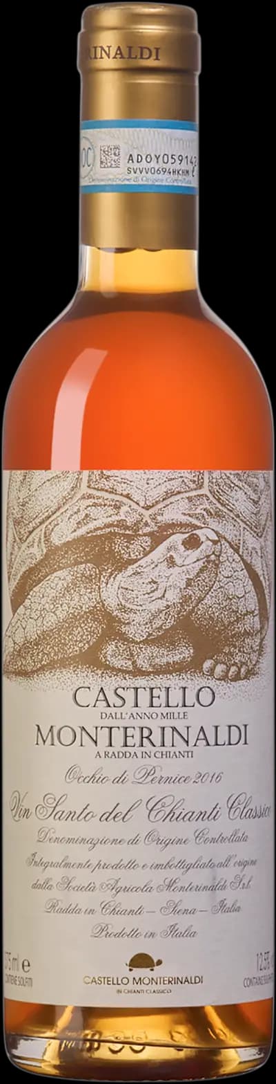 Castello di Monterinaldi, Occhio di Pernice, 2016, Flaska, 375 ml