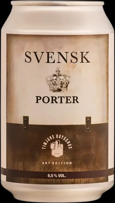 Timjans Brygghus, Svensk Porter, Burk, 330 ml