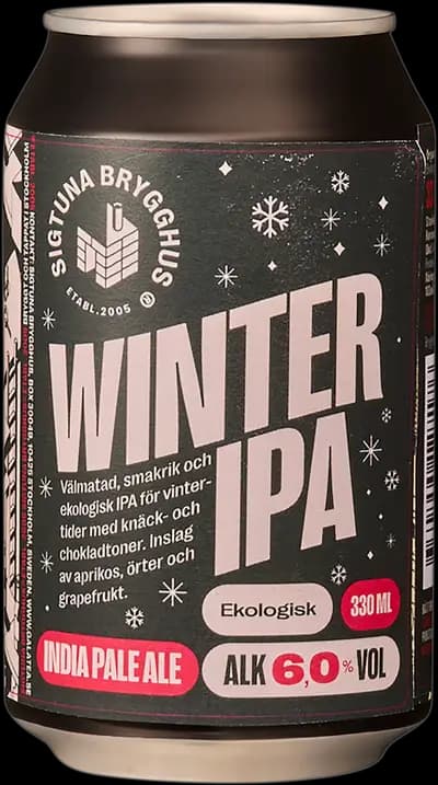 Sigtuna, Winter IPA, Burk, 330 ml