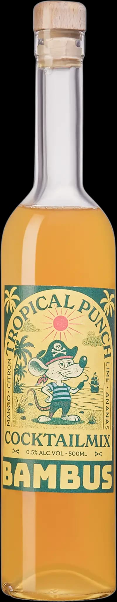 Bambus Tropical Punch Cocktailmix, Alkoholfri, Flaska, 500 ml