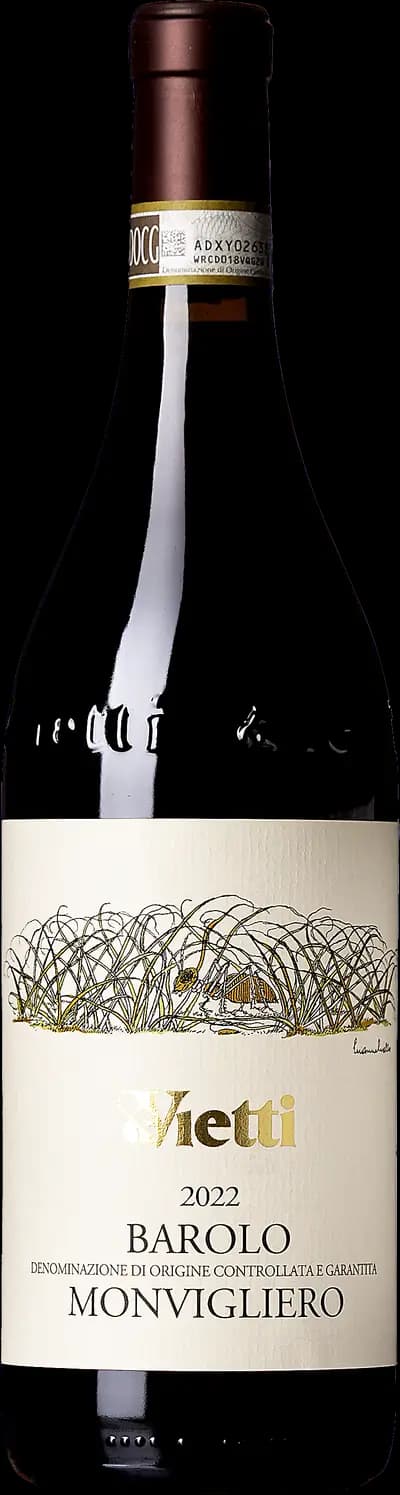 Barolo Monvigliero, Vietti, 2022, Flaska, 750 ml