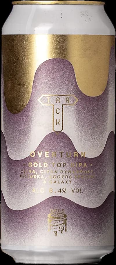 Track Brewing, Overturn Gold Top DIPA, Burk, 440 ml