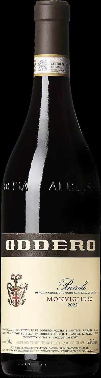Barolo Monvigliero, Poderi e Cantine Oddero, 2022, Flaska, 750 ml