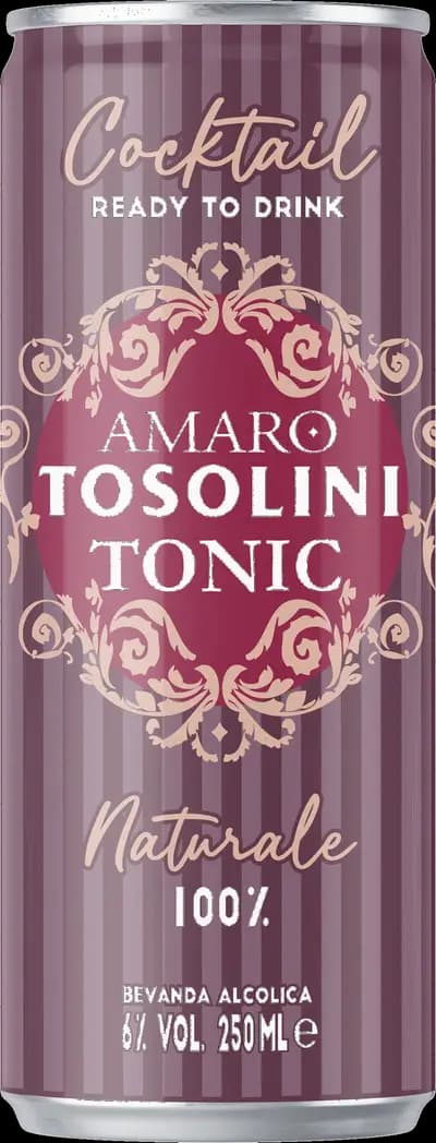 Bepi Tosolini, Amaro Tosolini & Tonic, Burk, 250 ml